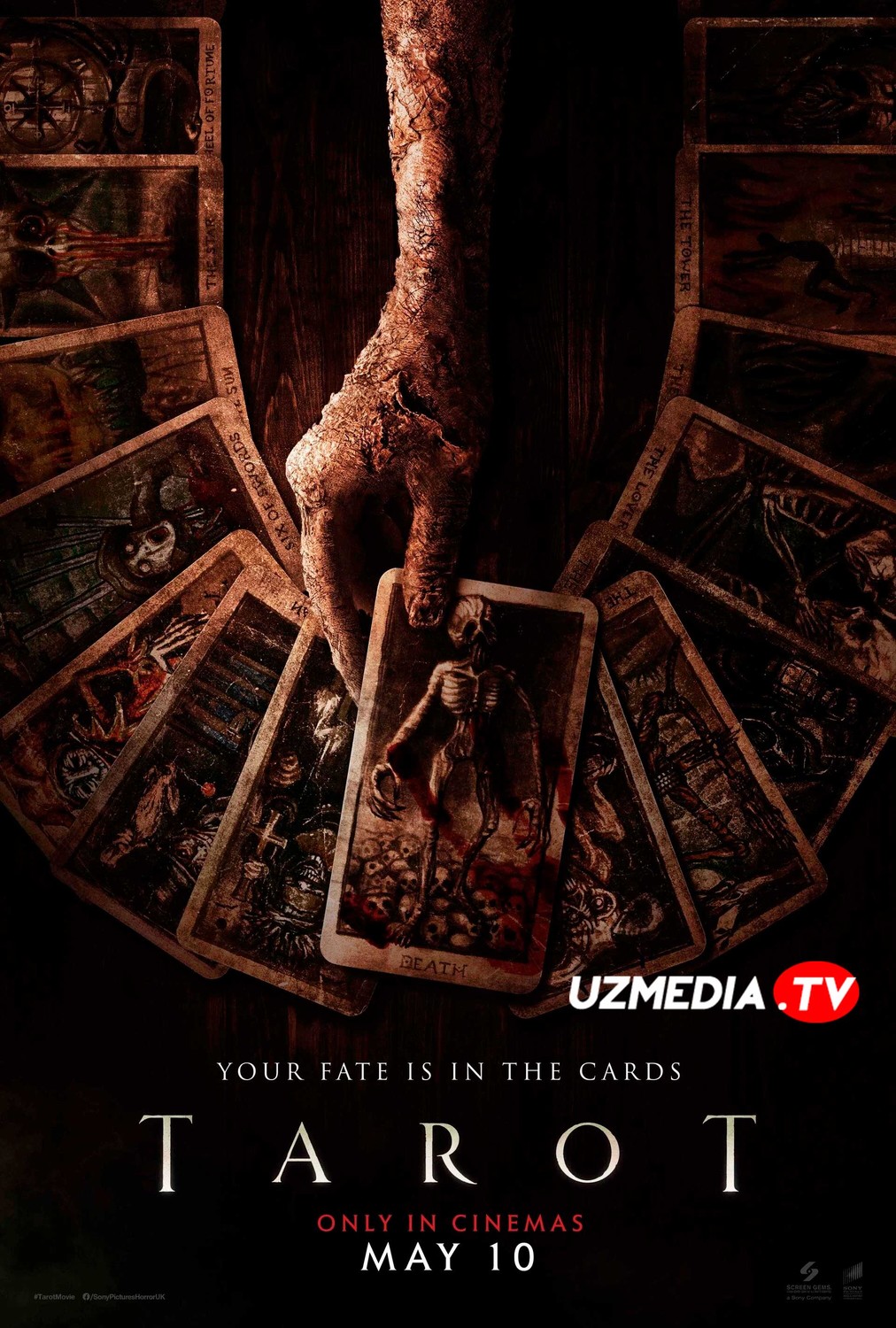 Tarot / Taro: O'lim kartasi Ujas, Qo'rqinchli, Daxshatli film Uzbek tilida O'zbekcha 2024 tarjima kino Full HD skachat