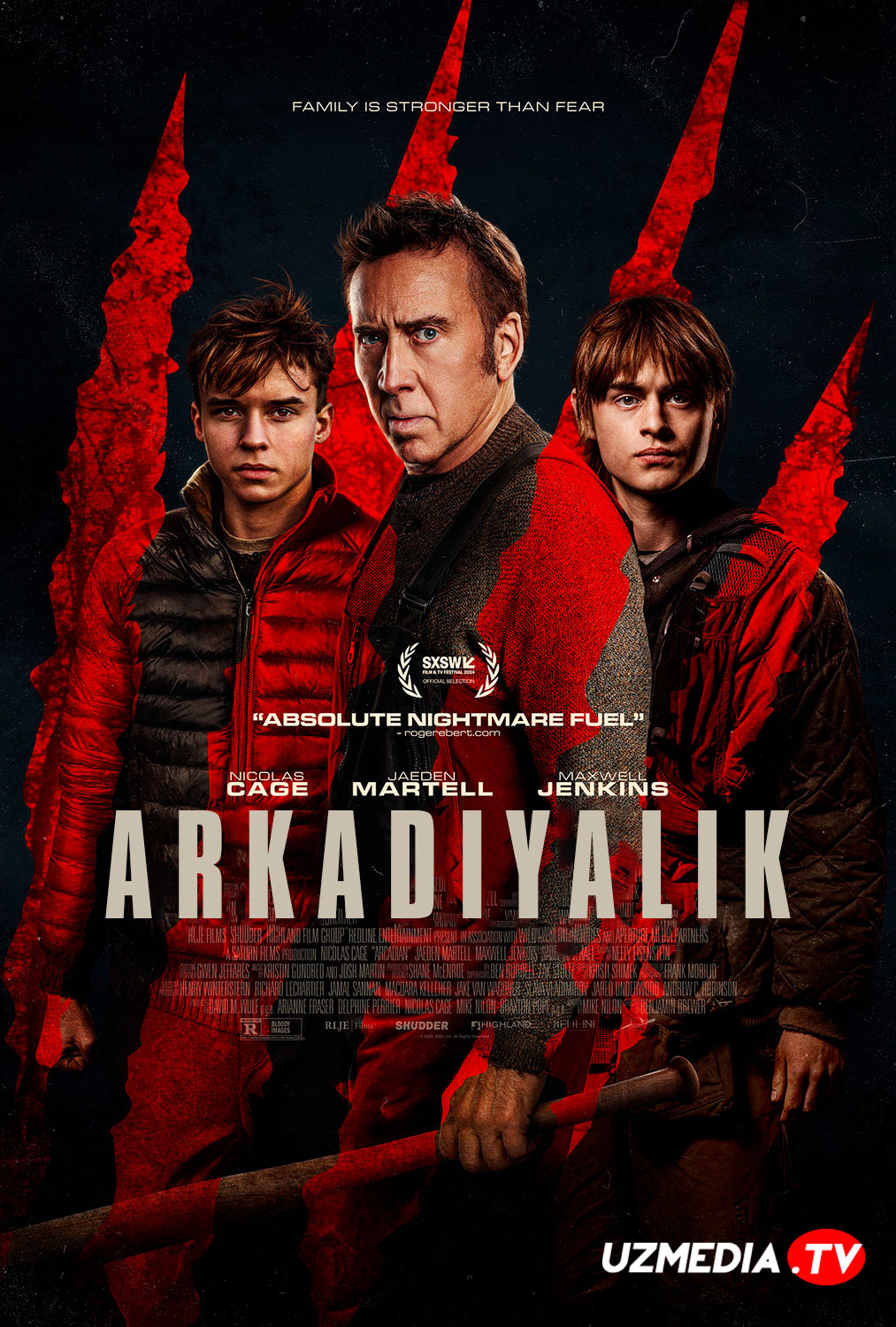 Arkadiyalik / Arkadiyadagi qiyomat kechasi Ujas film Uzbek tilida O'zbekcha 2024 tarjima kino Full HD tas-ix skachat