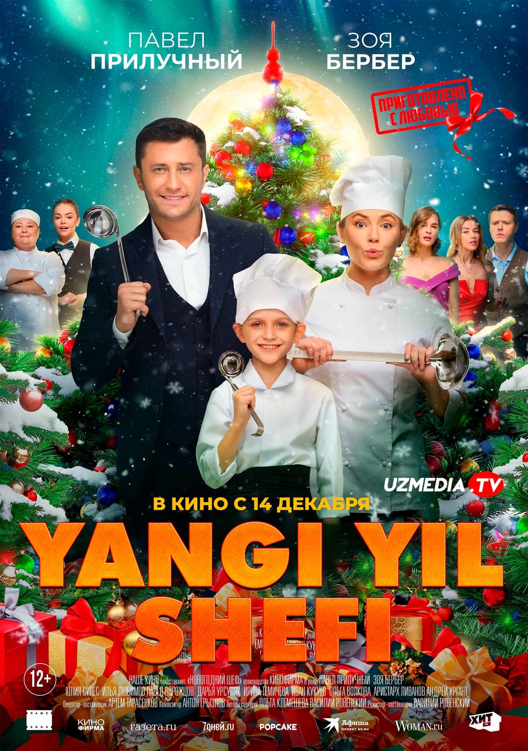 Yangi yil shefi Rossiya filmi Uzbek tilida O'zbekcha 2023 tarjima kino Full HD tas-ix skachat