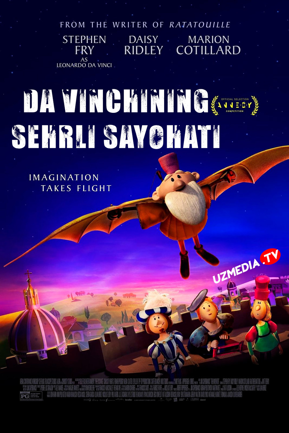 Da Vinchining sehrli sayohati Multfilm Uzbek tilida O'zbekcha 2023 tarjima kino Full HD tas-ix skachat