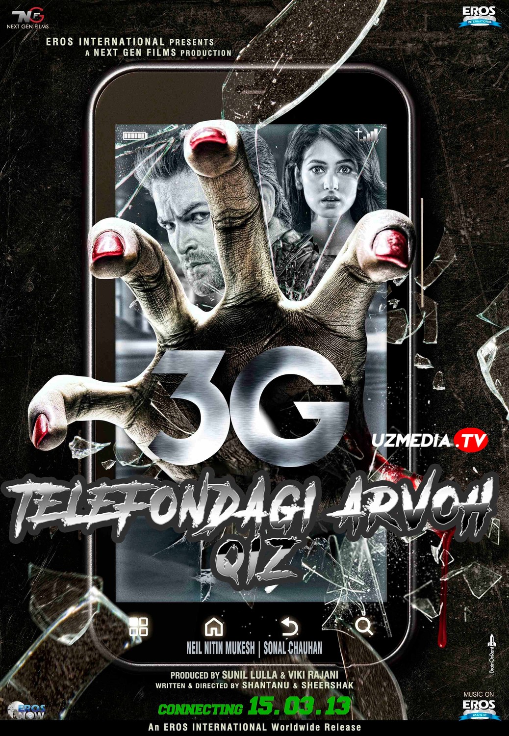 3G: Qotil aloqa / 3G: Killer aloqa / Telefondagi arvoh qiz Hind kino Uzbek tilida O'zbekcha 2013 tarjima kino Full HD tas-ix skachat