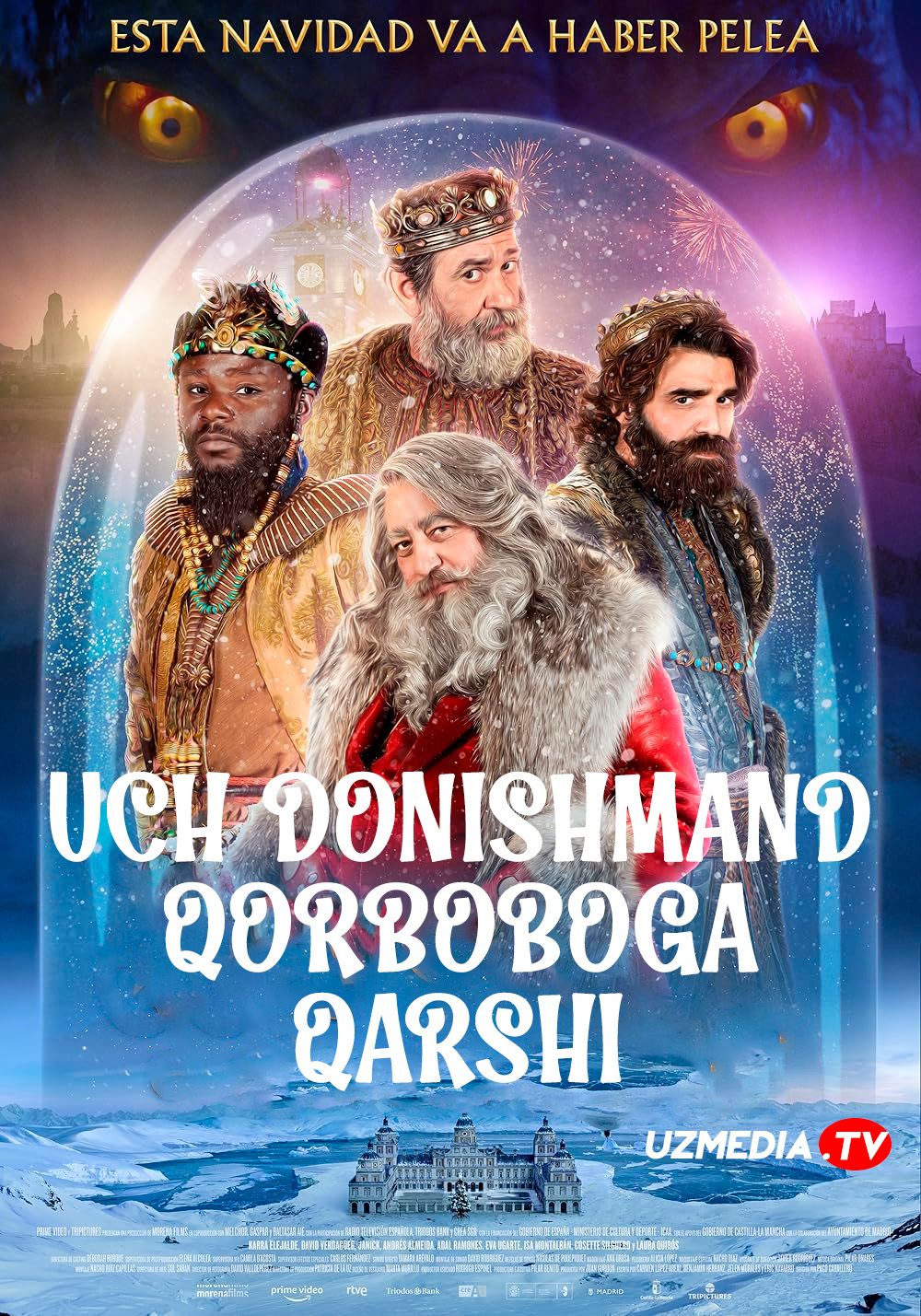 Uch donishmand qorboboga qarshi Ispaniya filmi Uzbek tilida O'zbekcha 2022 tarjima kino Full HD tas-ix skachat