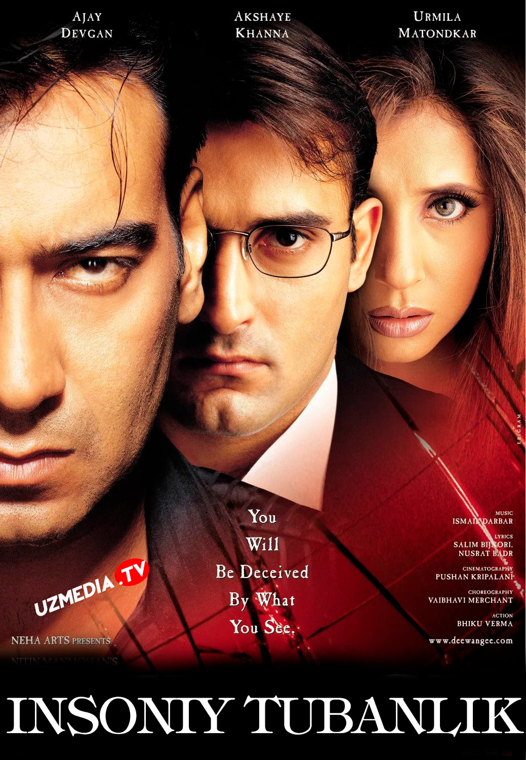 Insoniy tubanlik / Sevgi telbaligi / Deewangee Hind kino Uzbek tilida O'zbekcha 2002 tarjima kino Full HD tas-ix skachat