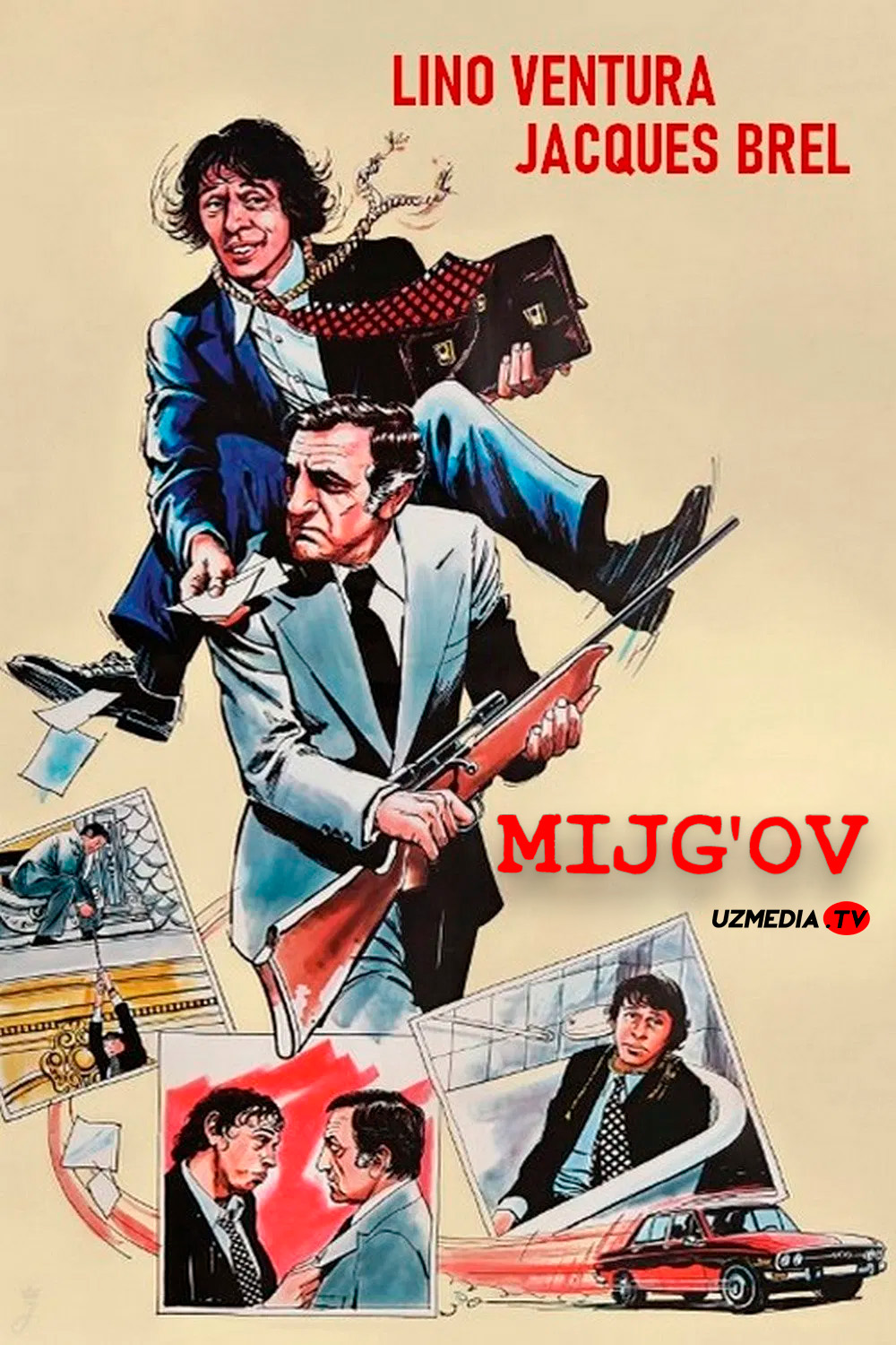 Mijg'ov / Qotil Ralf Milan Fransiya retro filmi Uzbek tilida O'zbekcha 1973 tarjima kino Full HD tas-ix skachat