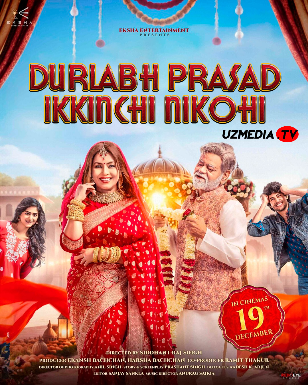 Durlabh Prasadning ikkinchi nikohi / Otamning ikkinchi to'yi Hind kino Uzbek tilida 2026 O'zbekcha tarjima kino Full HD tas-ix skachat