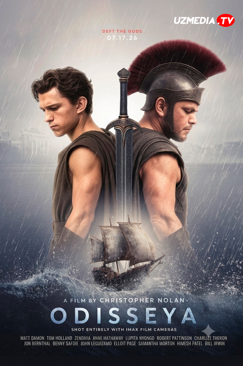 Odisseya / Одиссея Premyera Kristofer Nolan filmi Uzbek tilida O'zbekcha 2026 tarjima kino Full HD tas-ix skachat