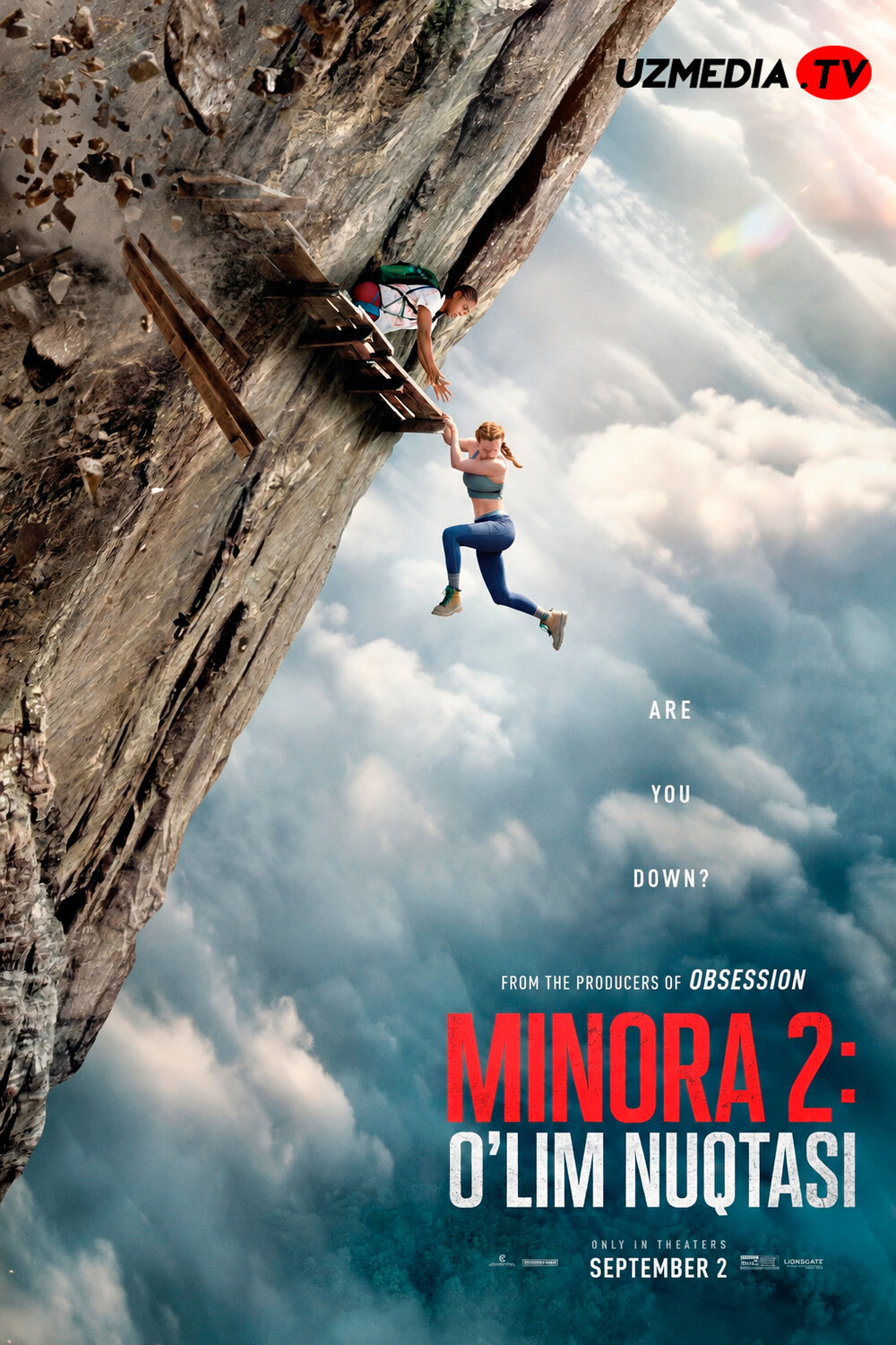 Minora 2: Ajal nuqtasi / Balandlik 2 / Noto'g'ri qadam 2 Premyera Uzbek tilida O'zbekcha 2026 tarjima kino Full HD skachat