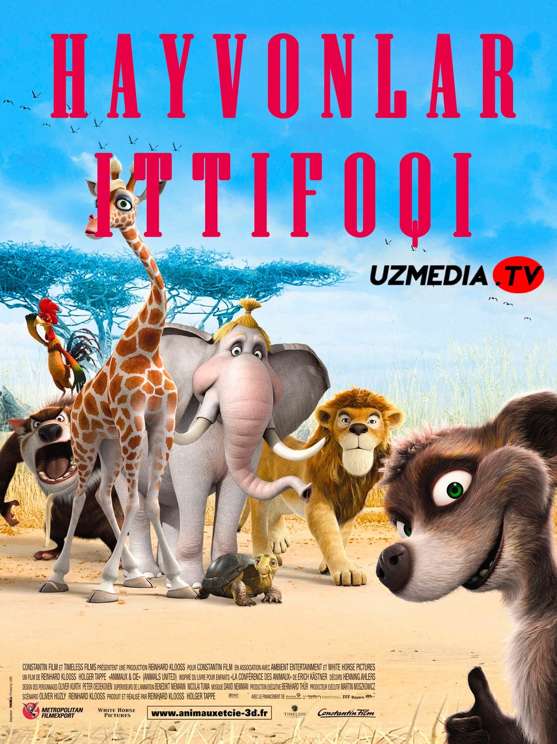 Hayvonlar ittifoqi 1 / Hayvonlar uyushmasi 1 Multfilm Uzbek tilida O'zbekcha tarjima 2010 Full HD skachat