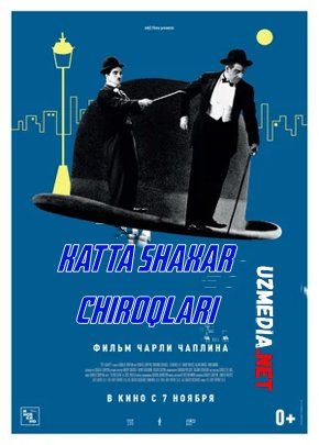 Katta shahar chiroqlari (Charli chaplin) ishtirokida Uzbek tilida O'zbekcha tarjima kino 1931 HD tas-ix skachat