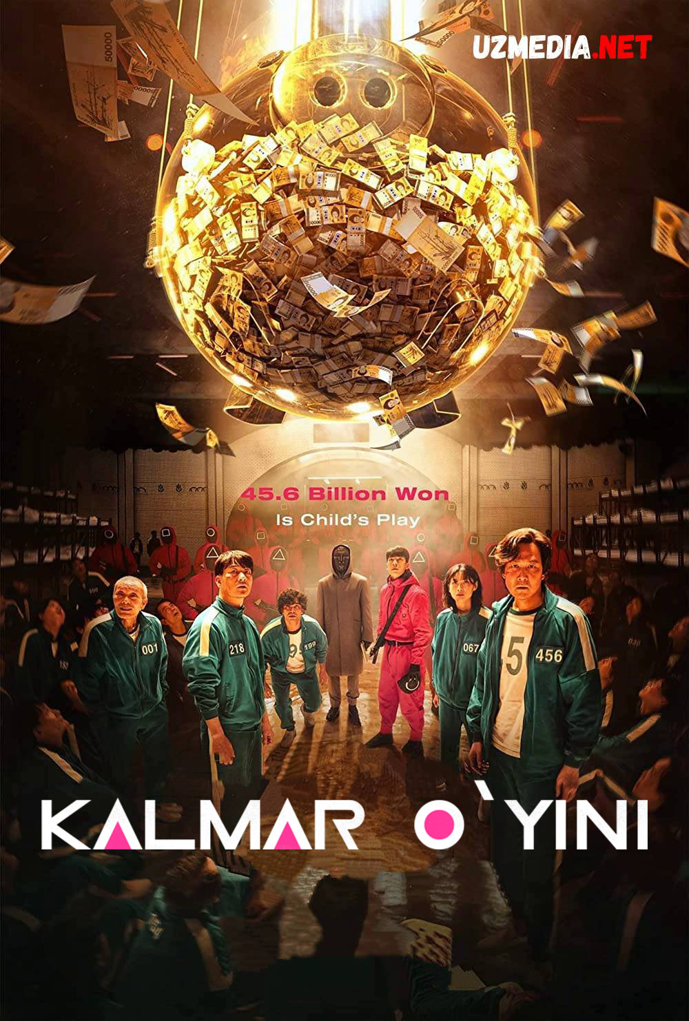 Kalmar o'yini / Kalmardagi o'yin Netflix seriali 1-2-3-4-5-6-7-8-9-10-11-12-13-14-15 qismlar Uzbek tilida O'zbek tarjima 2021 HD