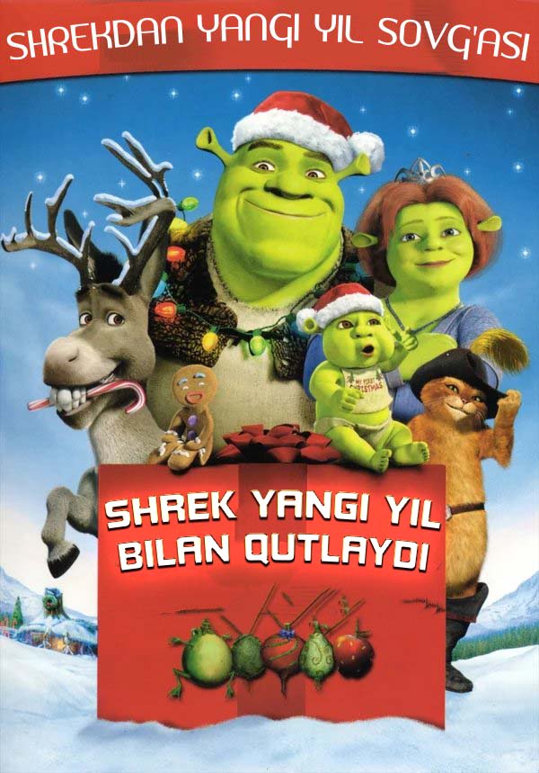 Shrek va uning do'stlari yangi yil bilan qutlaydi / Shrek yangi yil kutyabdi Multfilm Uzbek tilida 2007 HD