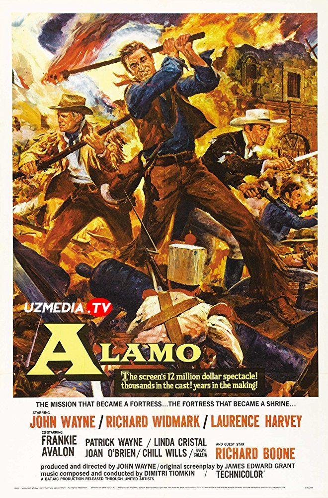 Alamo Uzbek tilida O'zbekcha tarjima kino 1960 Full HD skachat