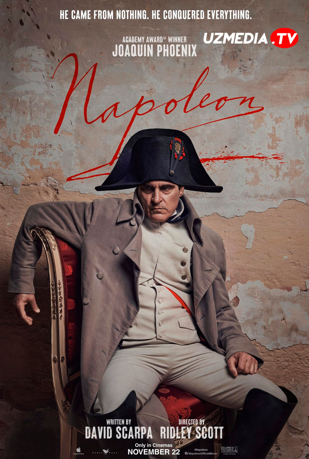 Napaleon / Napoleon Biografik, Tarixiy film Uzbek tilida O'zbekcha 2023 tarjima kino Full HD skachat